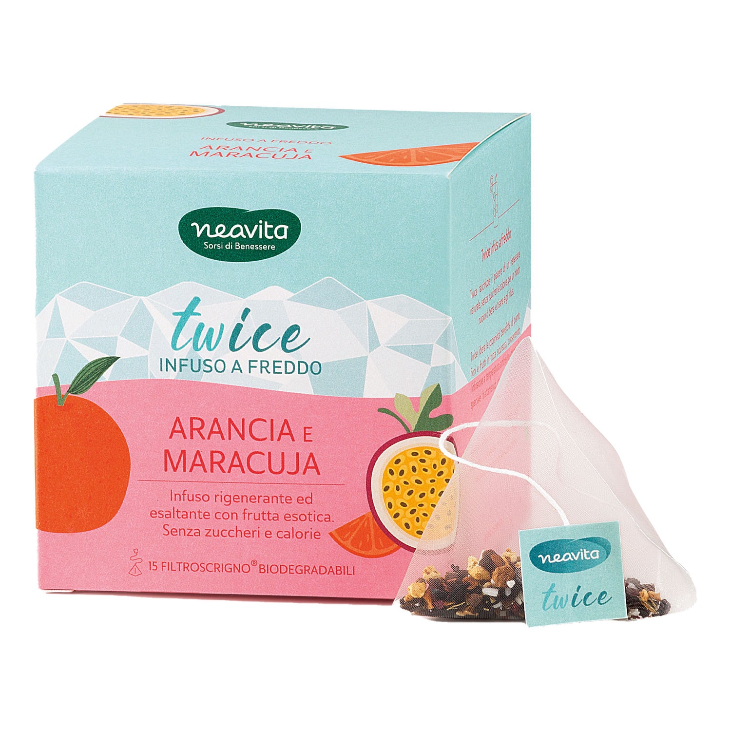 Neavita Twice Infuso A Freddo Arancia E Maracuja 15 Filtroscrigno