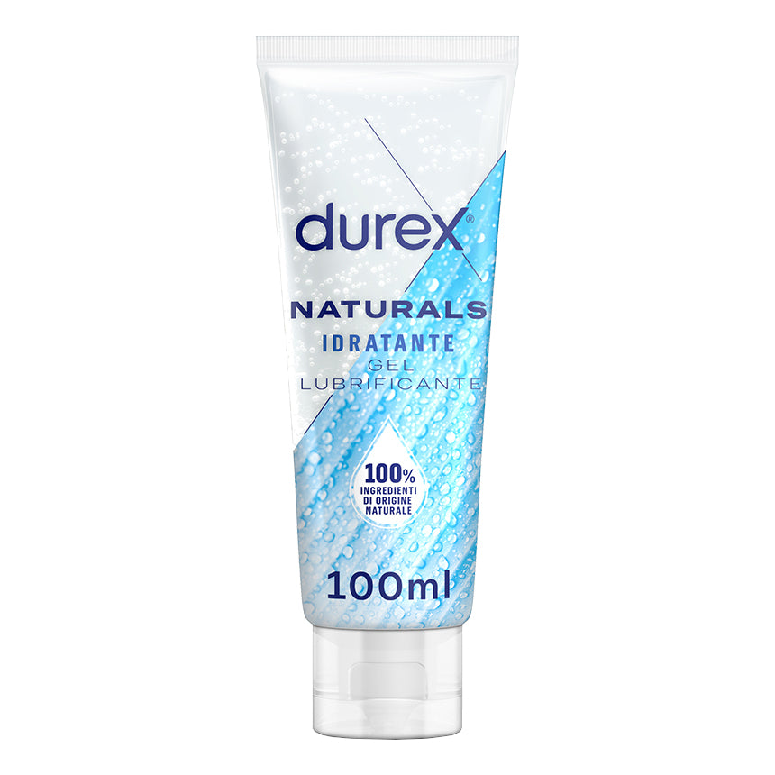 Durex Naturals Idratante | Gel Lubrificante Intimo Base Acquosa Acido Ialuronico | 100 ml  
