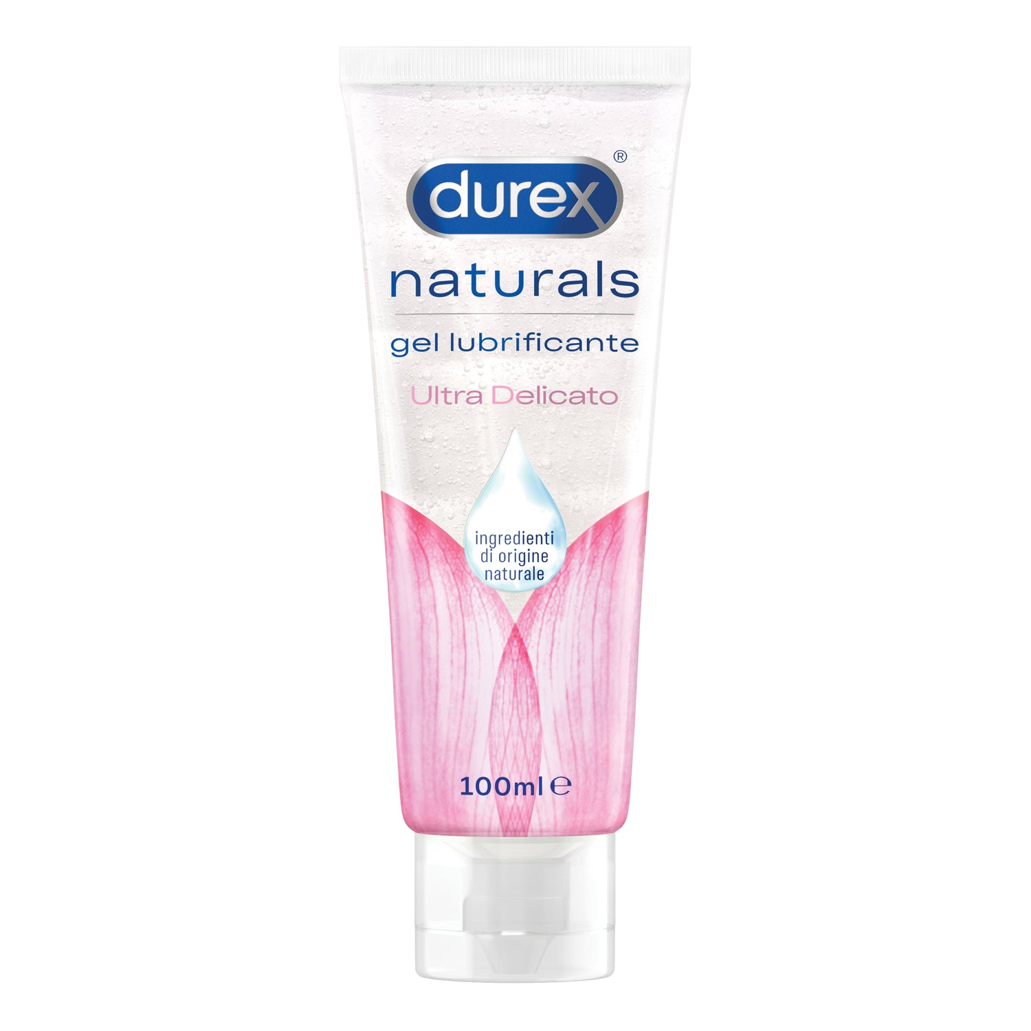 Durex Naturals Lenitivo | Gel Lubrificante Intimo Base Acquosa Ultra Delicato | 100 ml