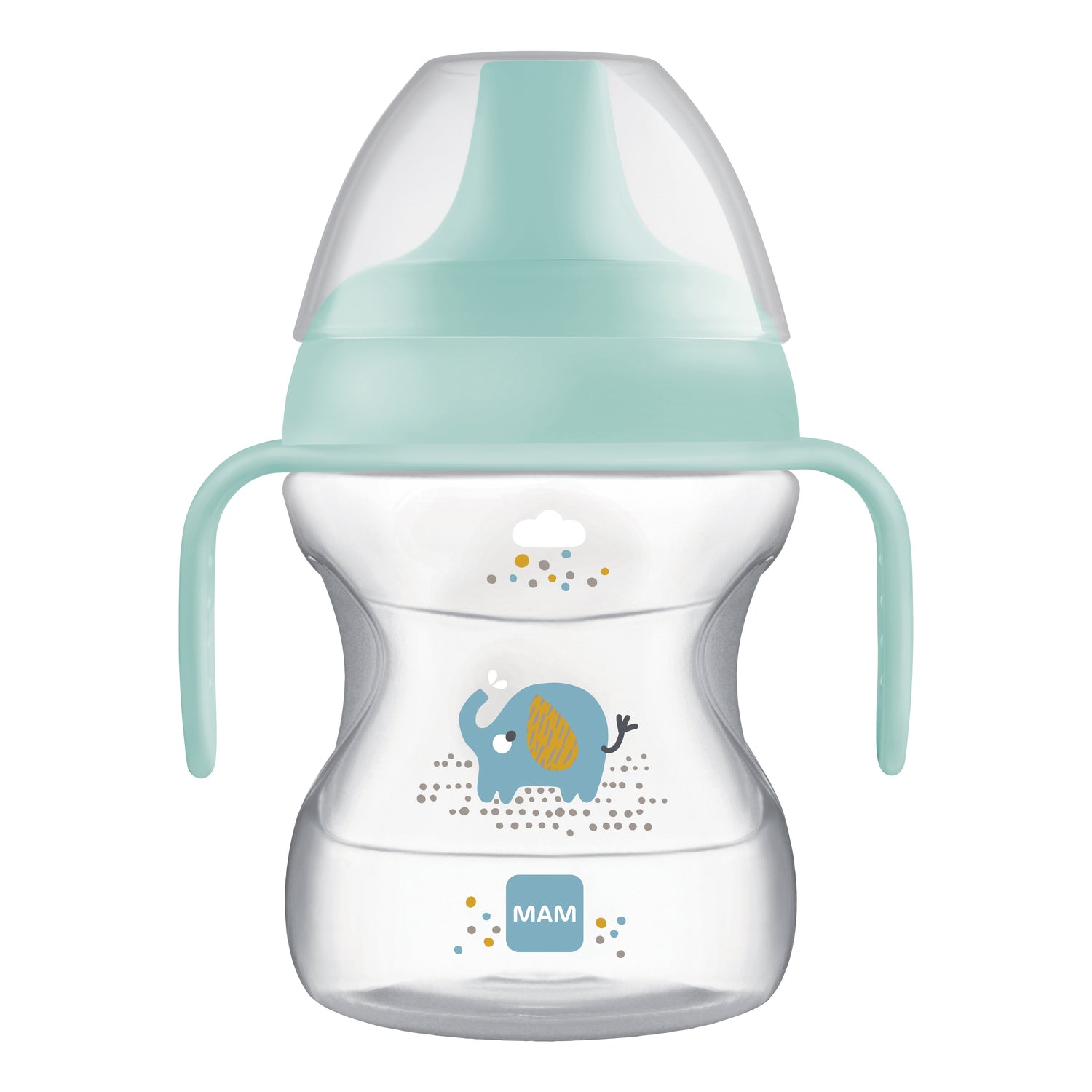 MAM Learn to Drink Cup 6+ Mesi | Tazza Apprendimento Maschio | 190 ml