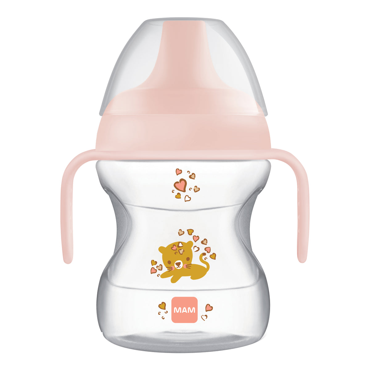 MAM Learn to Drink Cup 6+ Mesi | Tazza Apprendimento Femmina | 190 ml  