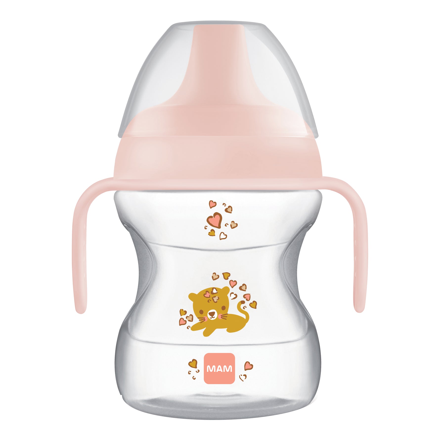 MAM Learn to Drink Cup 6+ Mesi | Tazza Apprendimento Femmina | 190 ml
