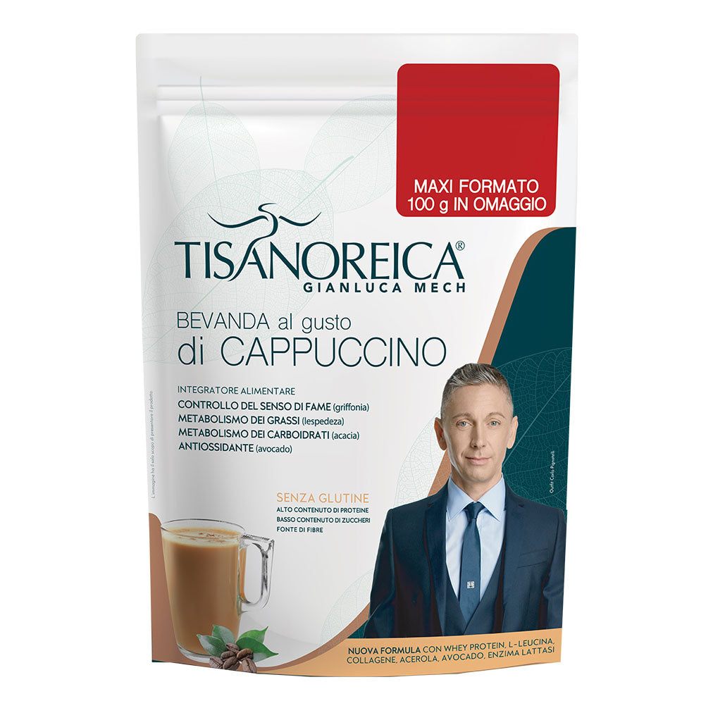 Gianluca Mech - Tisanoreica Bevanda Al Gusto Cappuccino Maxi Formato 500g