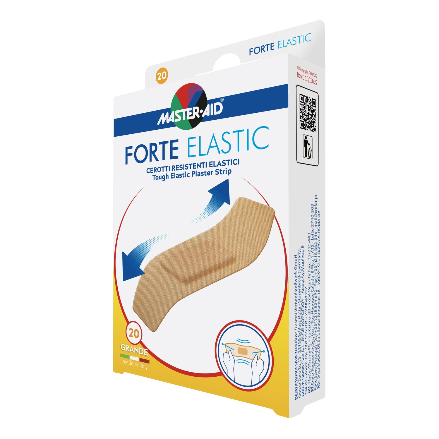 Master Aid Forte Elastic Grande 14 Cerotti