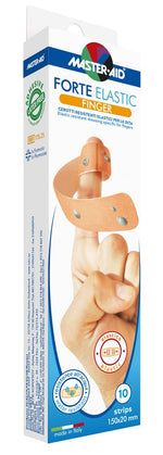 Master Aid Forte Elastic Finger 150 x 20mm Cerotto Per Le Dita 10 Cerotti  