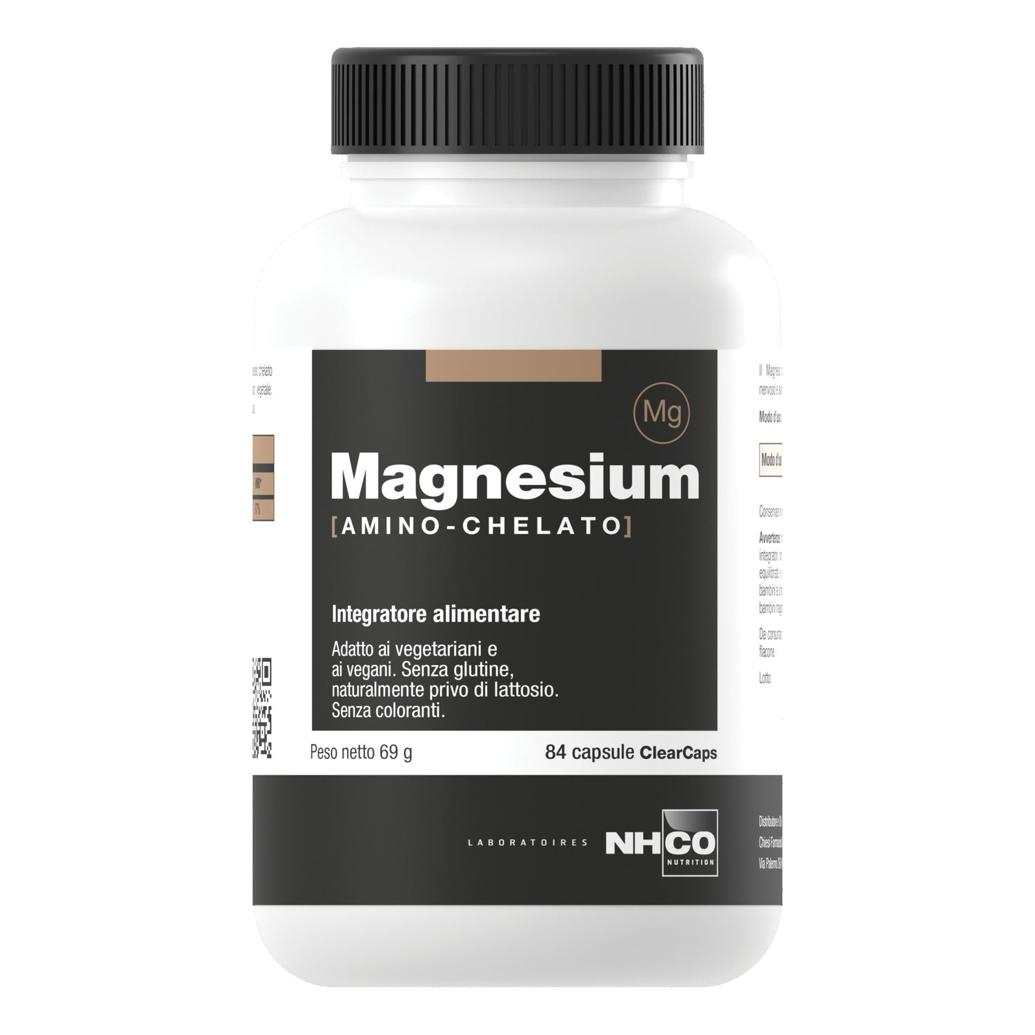 NHCO Magnesium | Integratore Magnesio Alta Tollerabilità | 84 Capsule ClearCaps