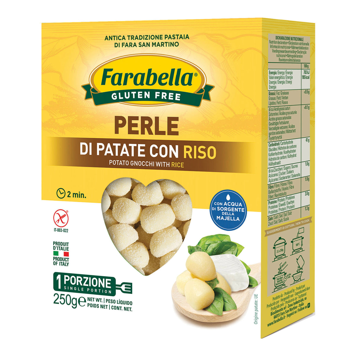 FARABELLA PERLE PAT C/RISO250G  