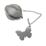 Himalaya - Filtro Tisana E Tè In Acciaio Inox Palla Con Farfalla  