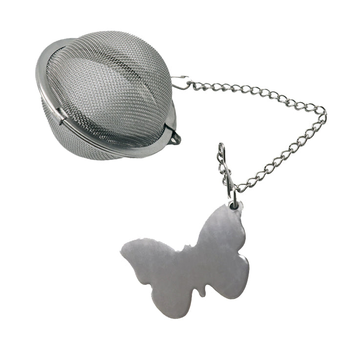 Himalaya - Filtro Tisana E Tè In Acciaio Inox Palla Con Farfalla