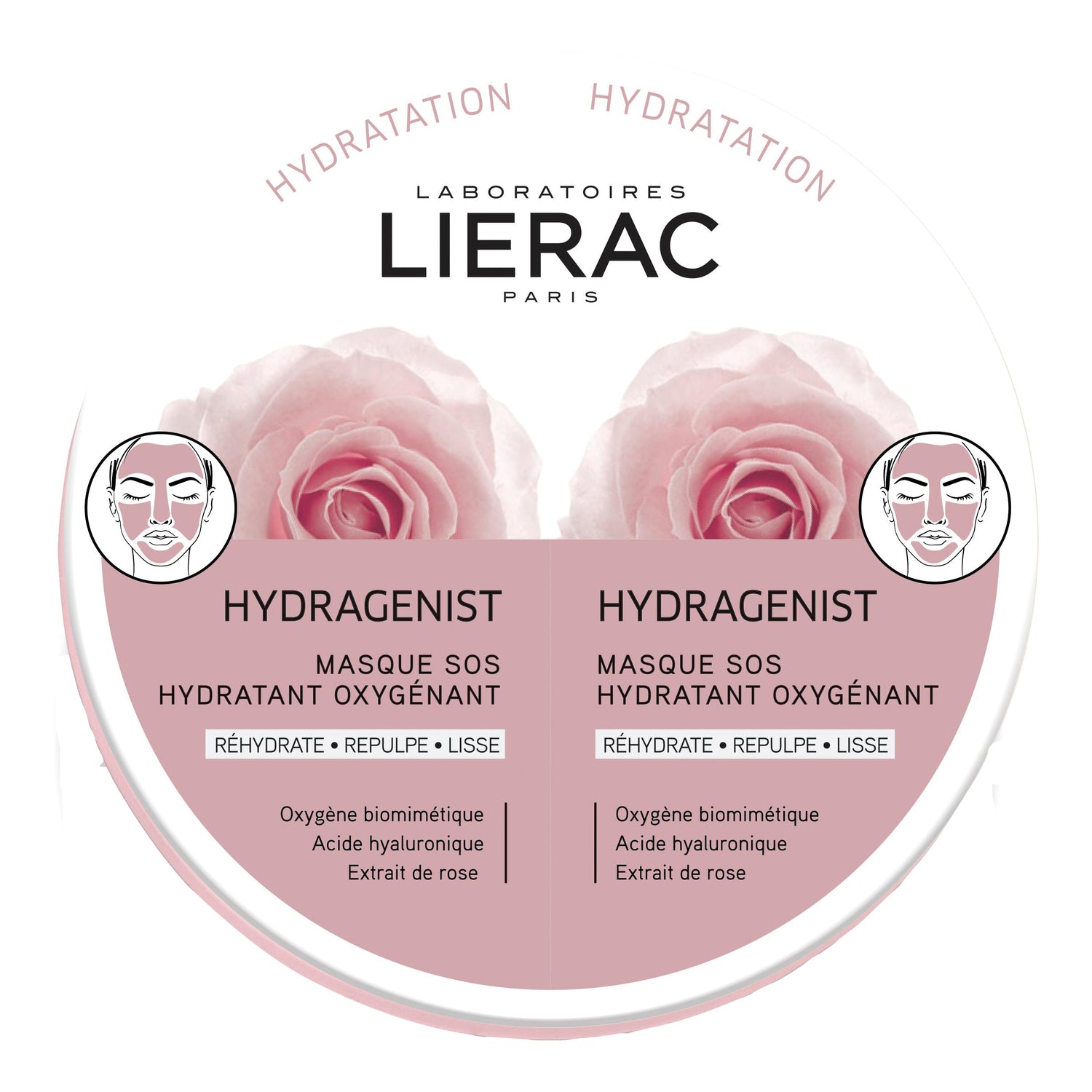 LIERAC MASCHERA HYDRAGENIST DOPPIA IDRATAZIONE 2 X 6ML