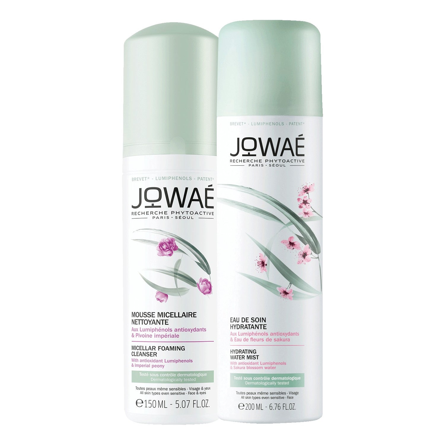 JOWAE DUO MOUSSE MICELLARE 150 ML + ACQUA SPRAY 200 ML