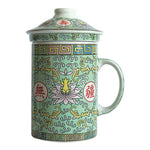 Himalaya Old China - Tisaniera Porcellana Loto Verde  