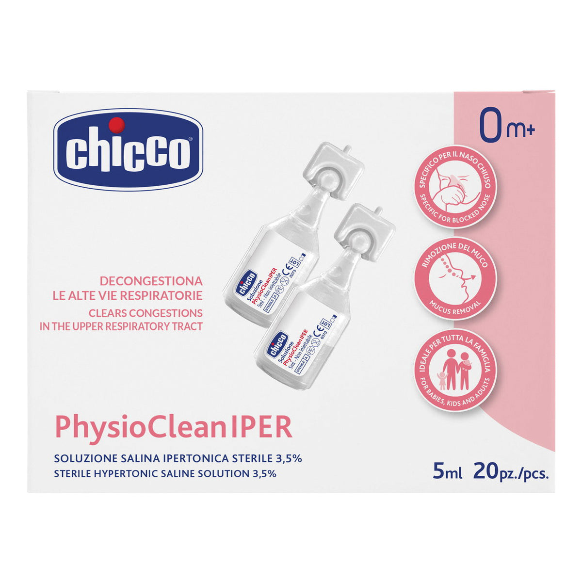 CH SOL HYPERTONIC 5ML 20PZ  