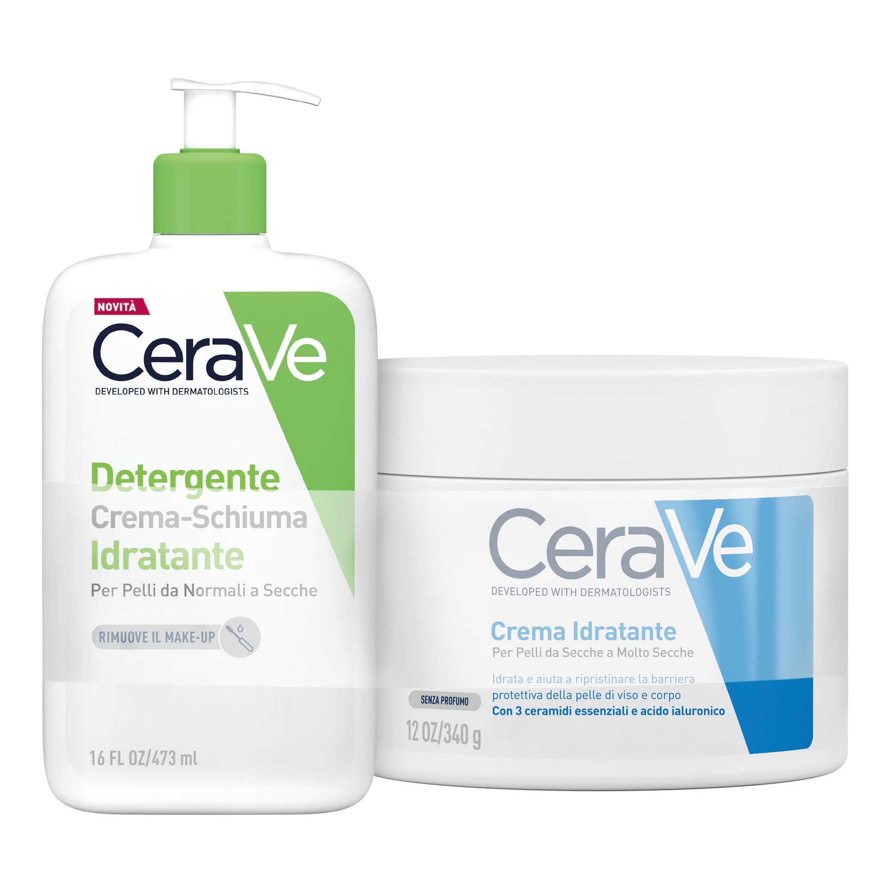 CERAVE SLEEVER CREMA IDRATANTE 177 ML + DETERGENTE  IDRATANTE 236 ML
