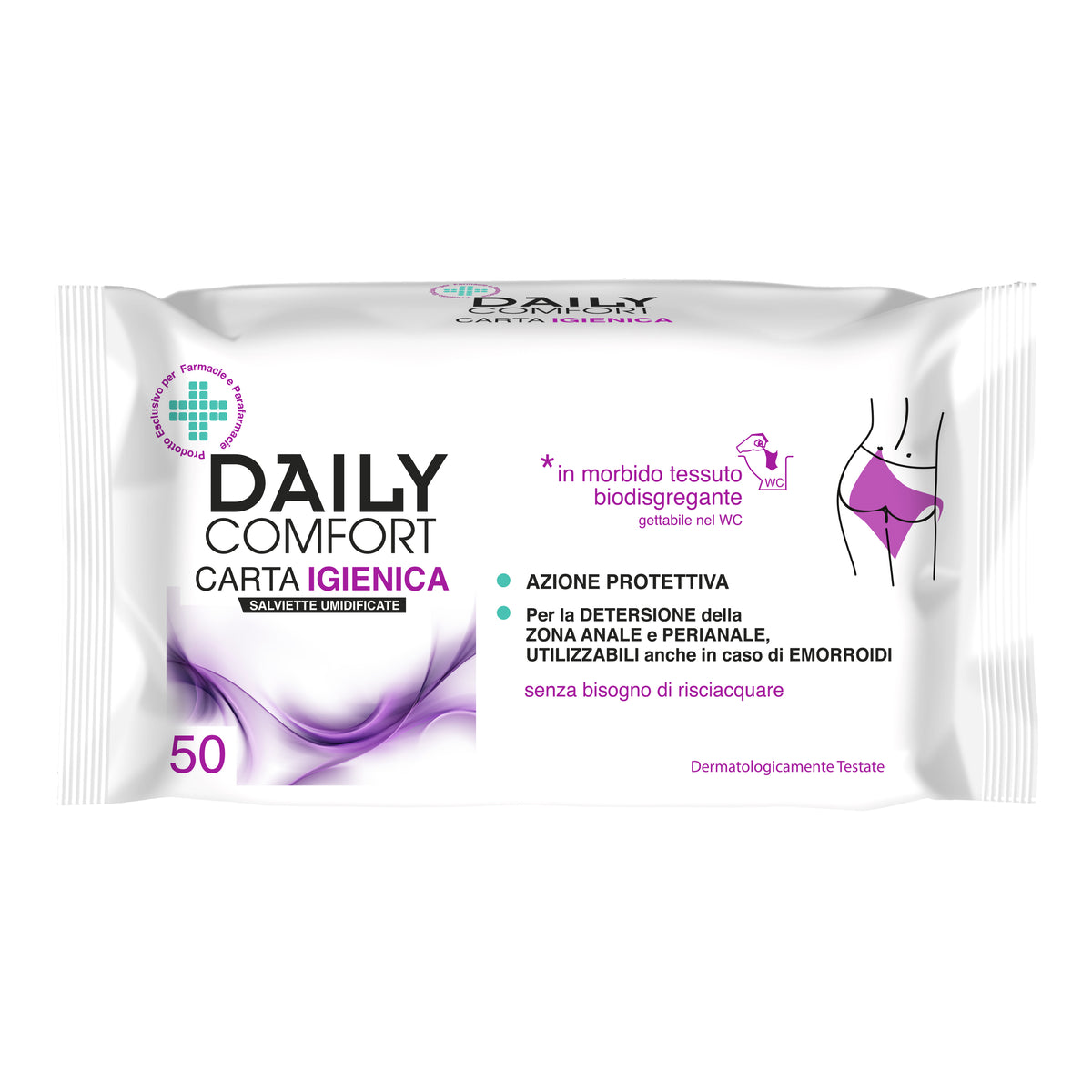DAILY COMFORT CARTA IGIEN 50PZ  