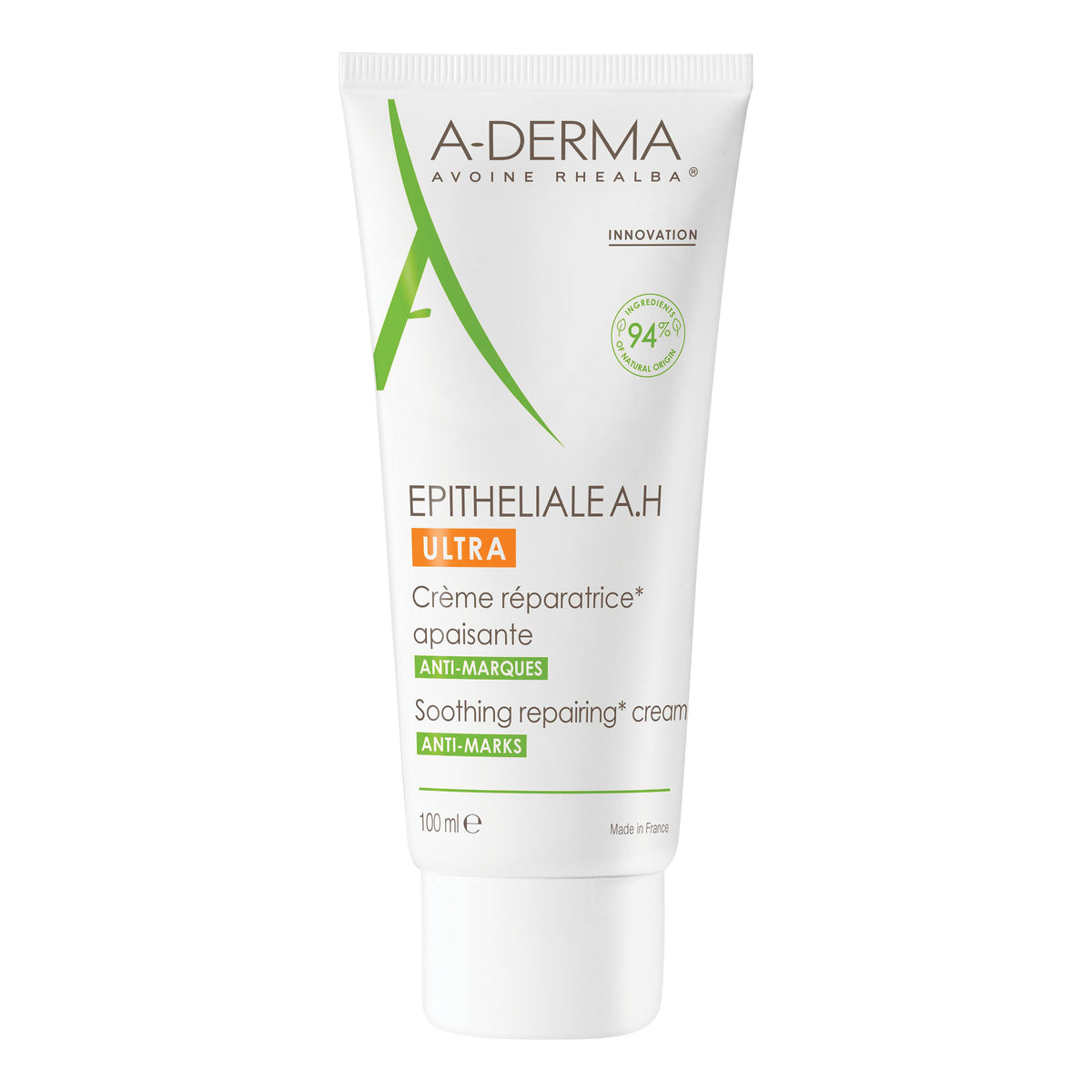 A-Derma Epitheliale AH Ultra | Crema Ristrutturante Lenitiva Acido Ialuronico | 100 ml  