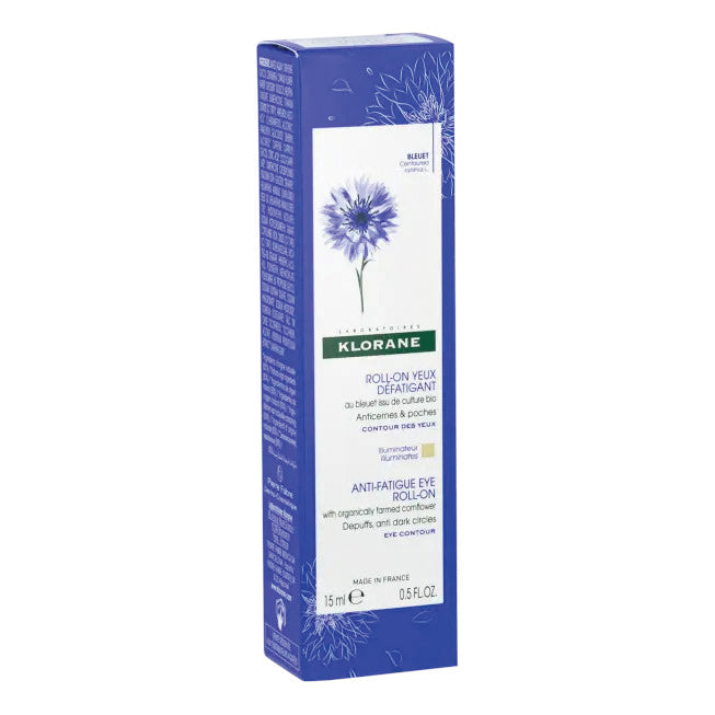 Klorane Roll-On Contorno Occhi Defaticante Fiordaliso Bio 15ml