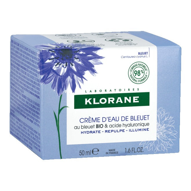 Klorane Gel Crema Risveglio Fresco Al Fiordaliso Bio E Acido Ialuronico 50ml