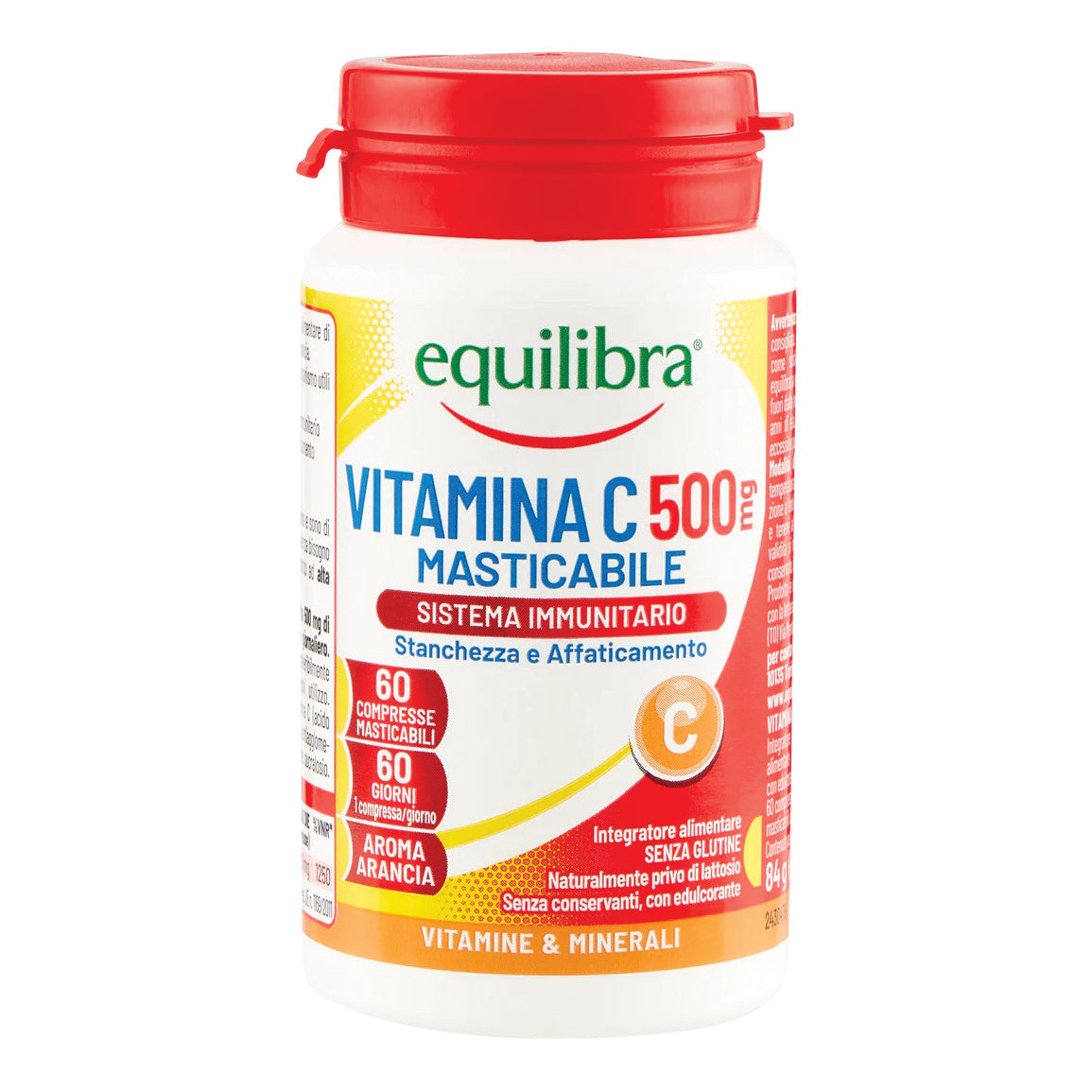 VITAMINA C 500MG MASTIC 60CPR