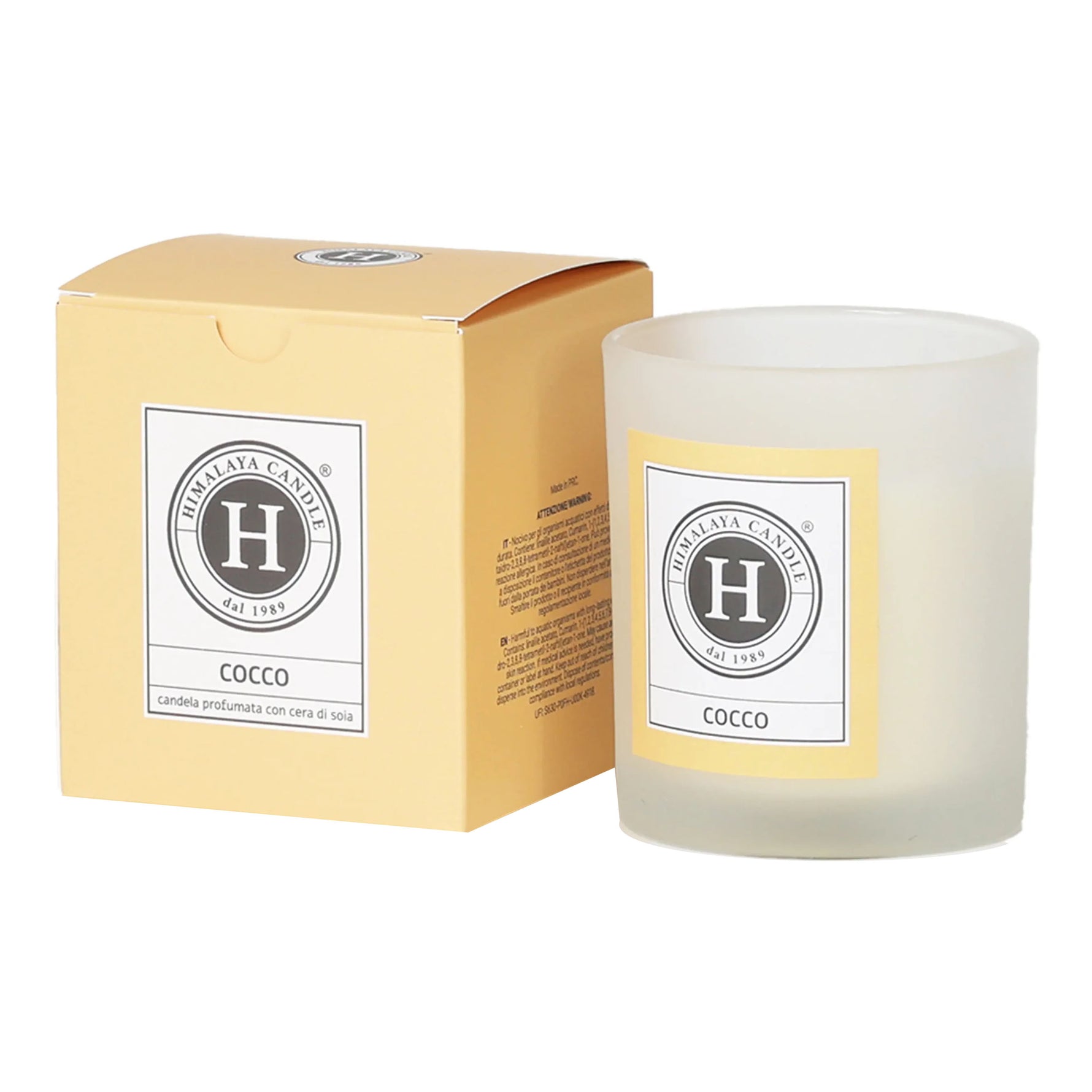 Himalaya Candle - Candela Cocco 160g
