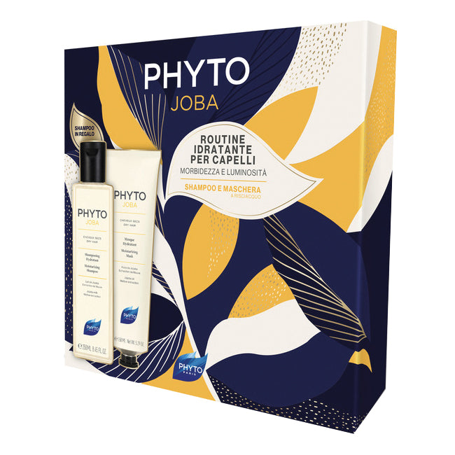 Phyto Cofanetto Rituale PHYTOJOBA Shampoo Idratante 250 ml + Maschera Idratante 150 ml