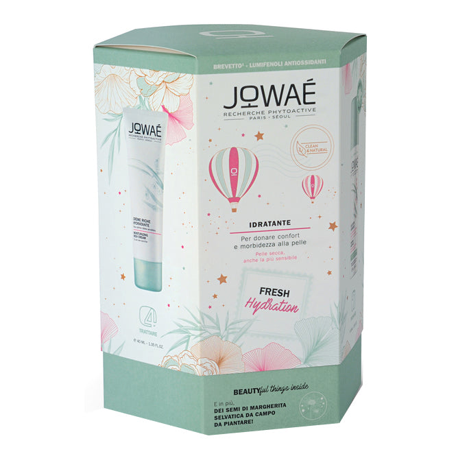 Jowae Cofanetto idratazione ricca Crema ricca idratante + Acqua spray
