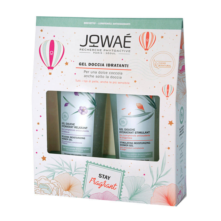 Jowae Cofanetto Gel doccia idratanti Stimolante 200ml + Rilassante 200ml  