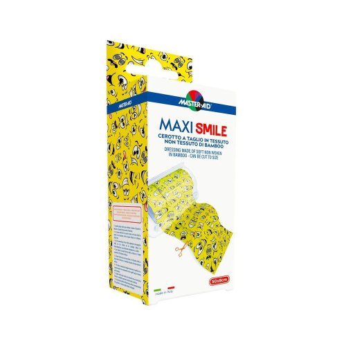 Master-Aid Maxi Smile Cerotto per Ferite in TNT | 50x8 cm