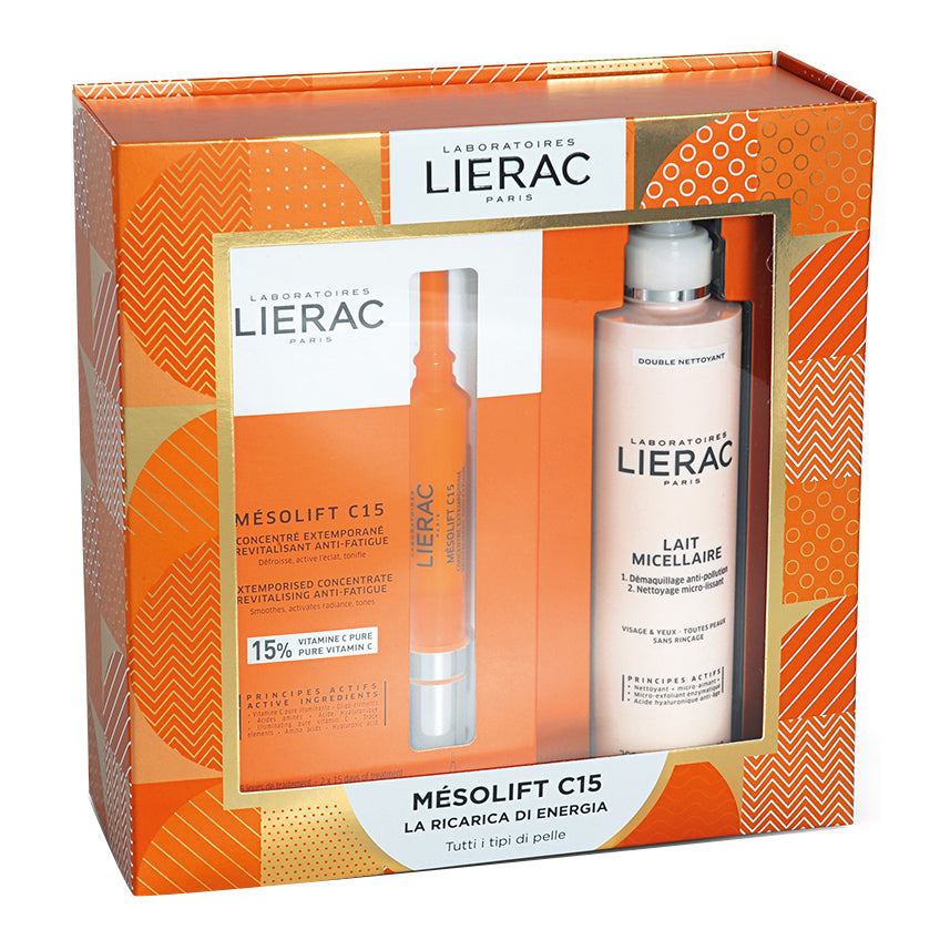 Lierac Cofanetto Mésolift C15 30 ml + Latte Micellare Struccante 200 ml