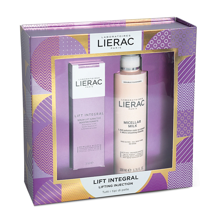 Lierac Cofanetto Lift Integral Siero Booster di Tonicità 30 ml + Latte Micellare Struccante 200 ml