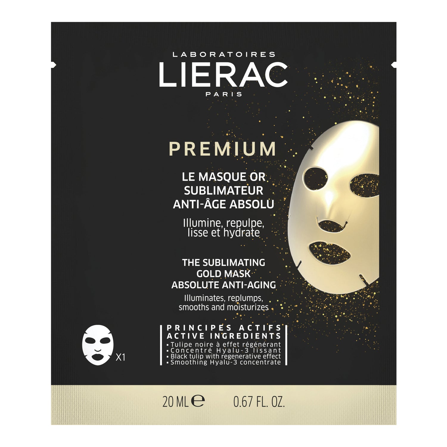 Lierac Premium Maschera Oro Sublimante Anti Età Globale 1 Pezzo