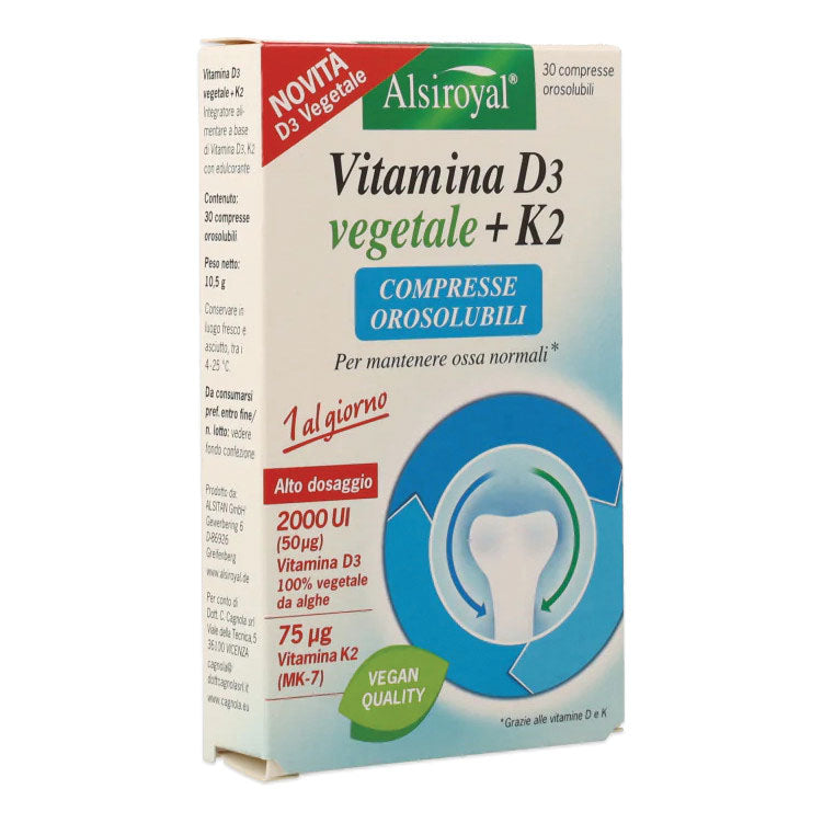 ALSIROYAL VITAMINA D3+K2 30CPR