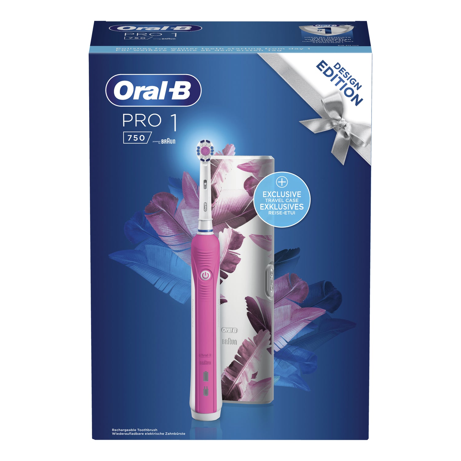 Oral-B Spazzolino Elettrico Power Pro 1 750 Rosa