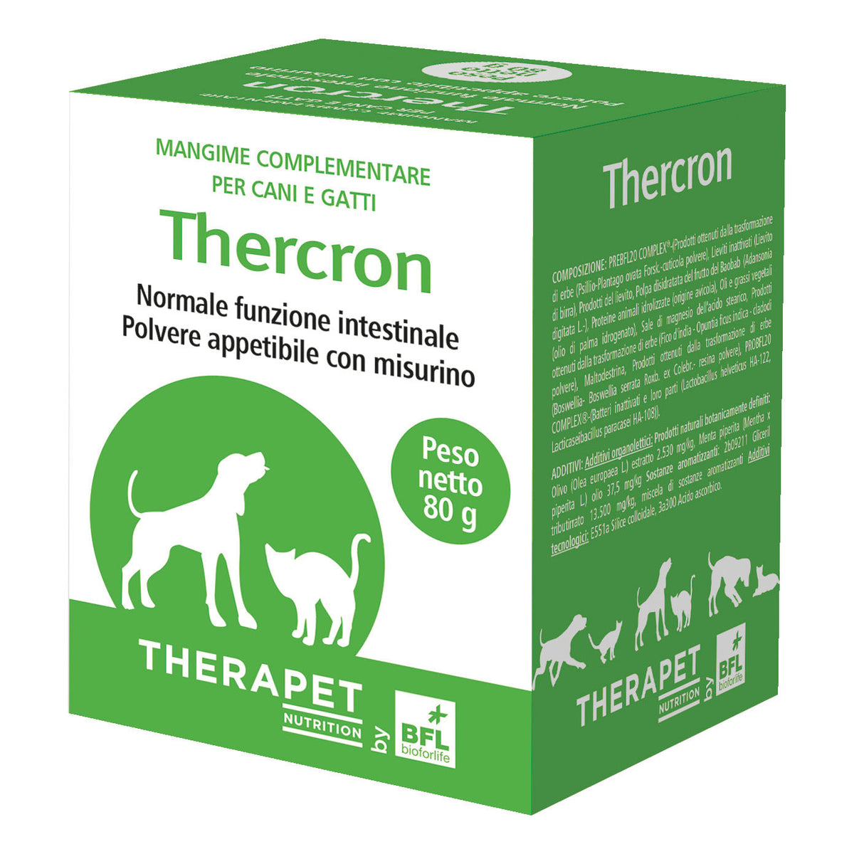 THERCRON CANE GATTO POLVERE80G  