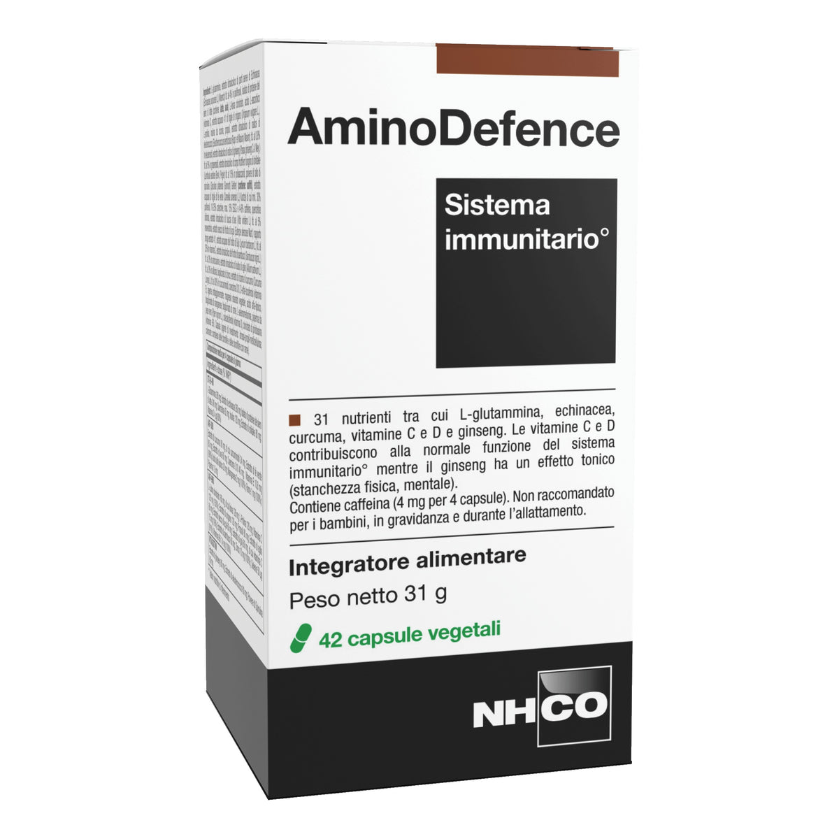 NHCO AminoDefence | Integratore Sistema Immunitario | 42 Capsule  