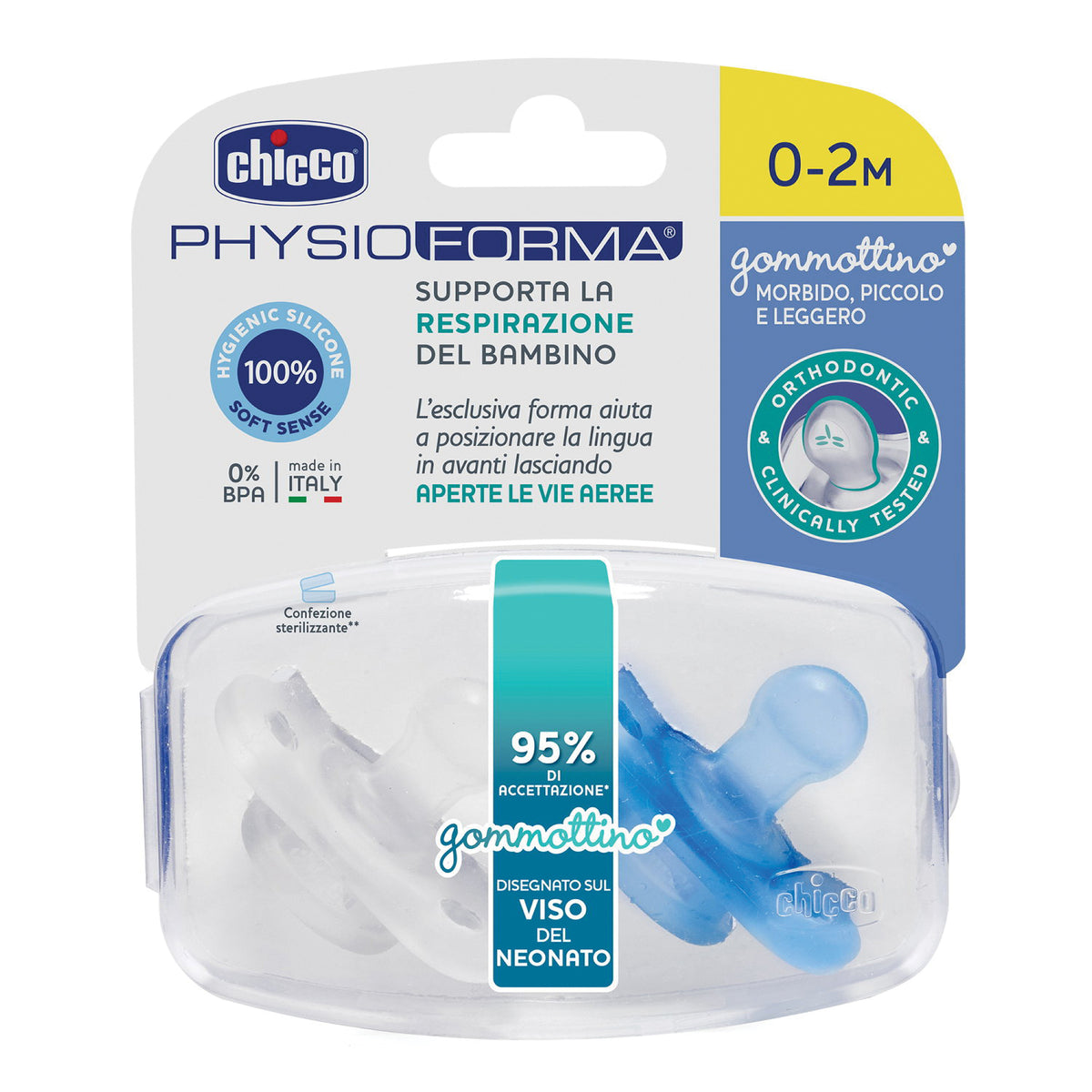 CH GOMMOTTINO BOY SIL0-2M 2PZ  