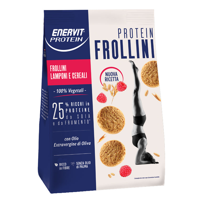 Enervit Protein Frollini Lamponi e Cereali 200g