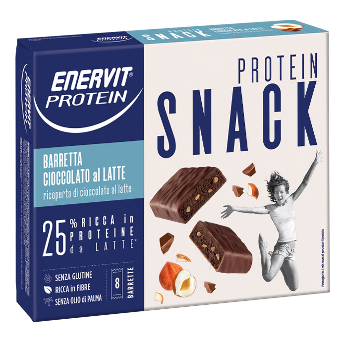 Enervit Protein Snack Cioccolato Latte 8 Barrette