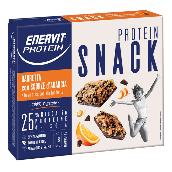 Enervit Protein Snack Scorze D'Arancia 8 Pezzi