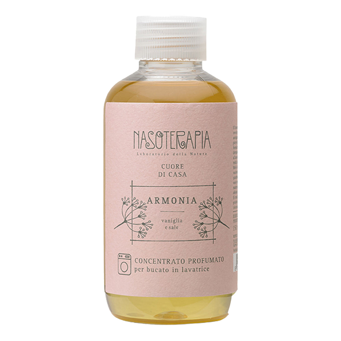 Nasoterapia Cuore Di Casa Armonia - Concentrato Profumato Per Bucato In Lavatrice - Vaniglia E Sale 150ml
