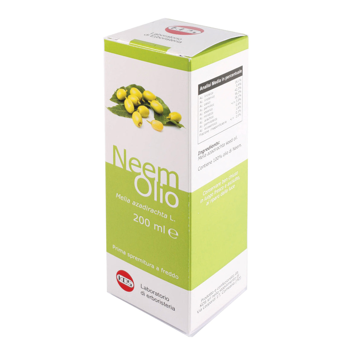 OLIO DI NEEM 200ML  