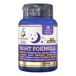 Night Formula | Integratore Sonno Melatonina 1mg Valeriana Griffonia Optima Colours of Life | 30 Capsule Veg  