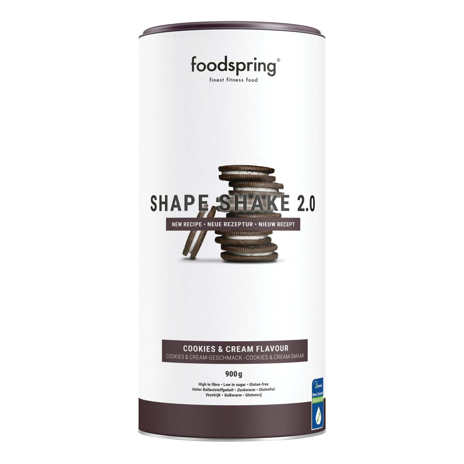 Foodspring Shape Shake 2,0 - Pasto Sostitutivo Biscotti E Crema 900g
