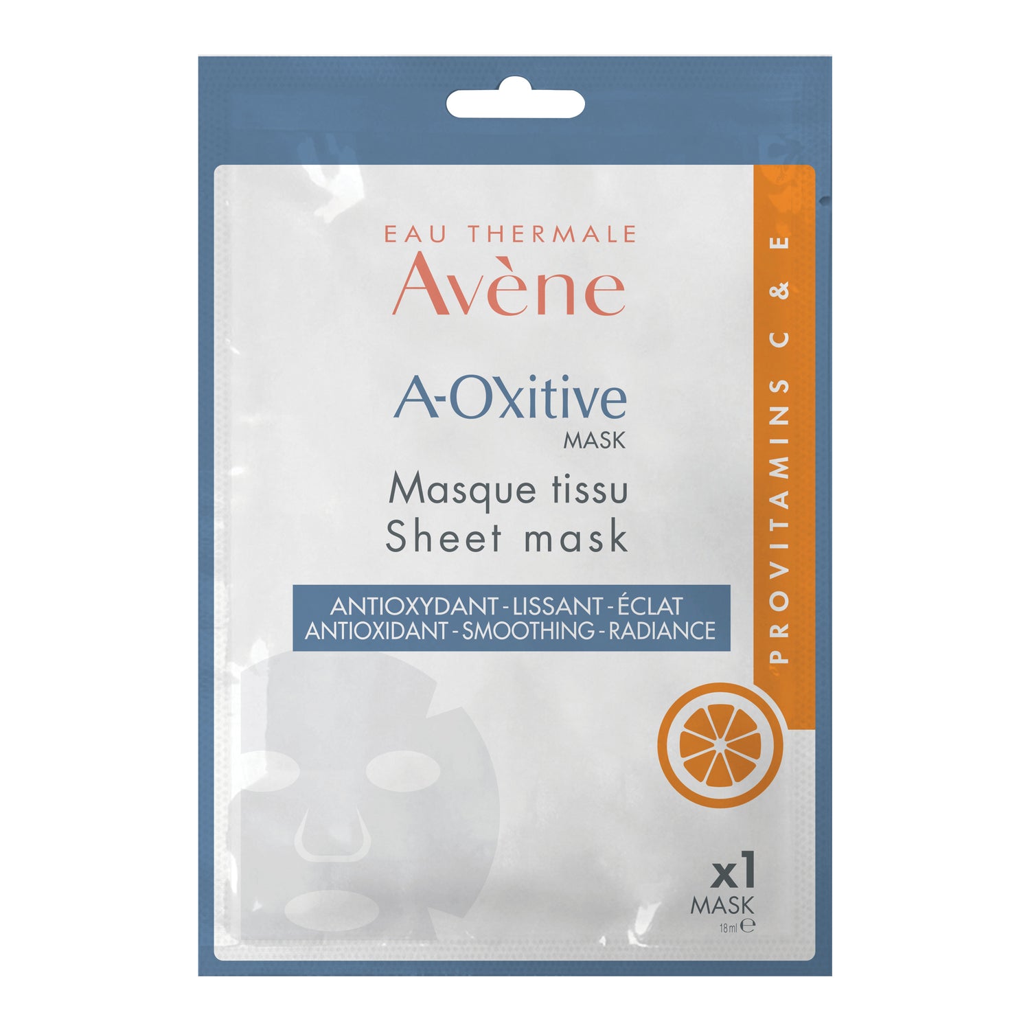 Avene A-Oxitive Maschera In Tessuto Sos Antiossidante 18ml