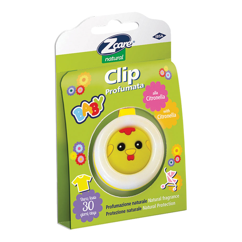 Zcare Natural Baby | Clip Antizanzare Citronella | 1 Pezzo  