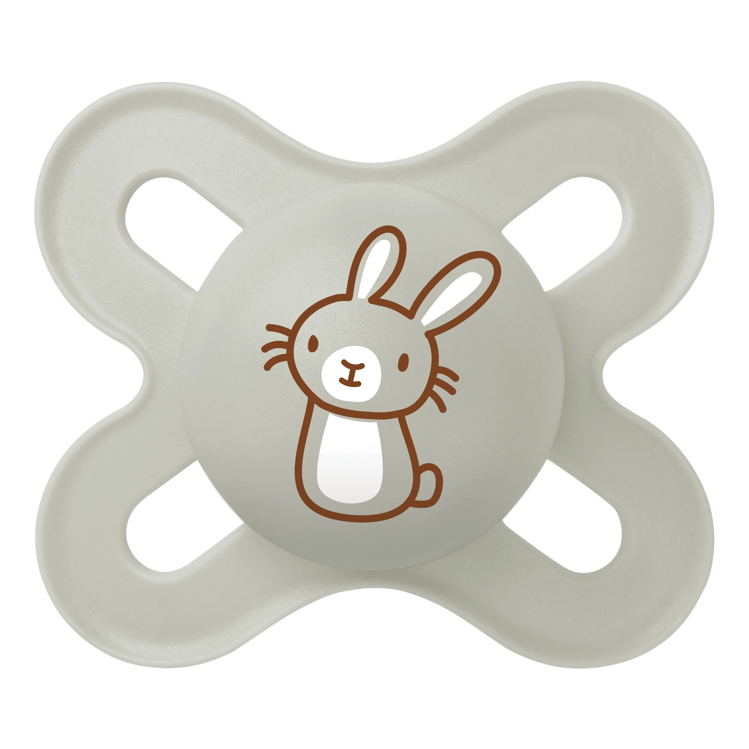 MAM Start 0-2 Mesi | Succhietto Silicone Neutro Confezione Doppia | 2 Pezzi