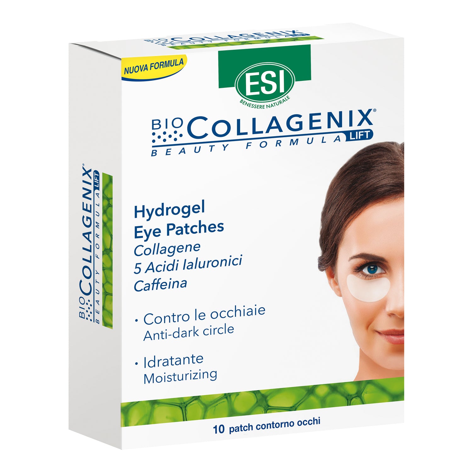 Esi Biocollagenix Eye Patches Beauty Formula Lift - Contorno Occhi Anti-Occhiaie e Antirughe 10 Cerotti