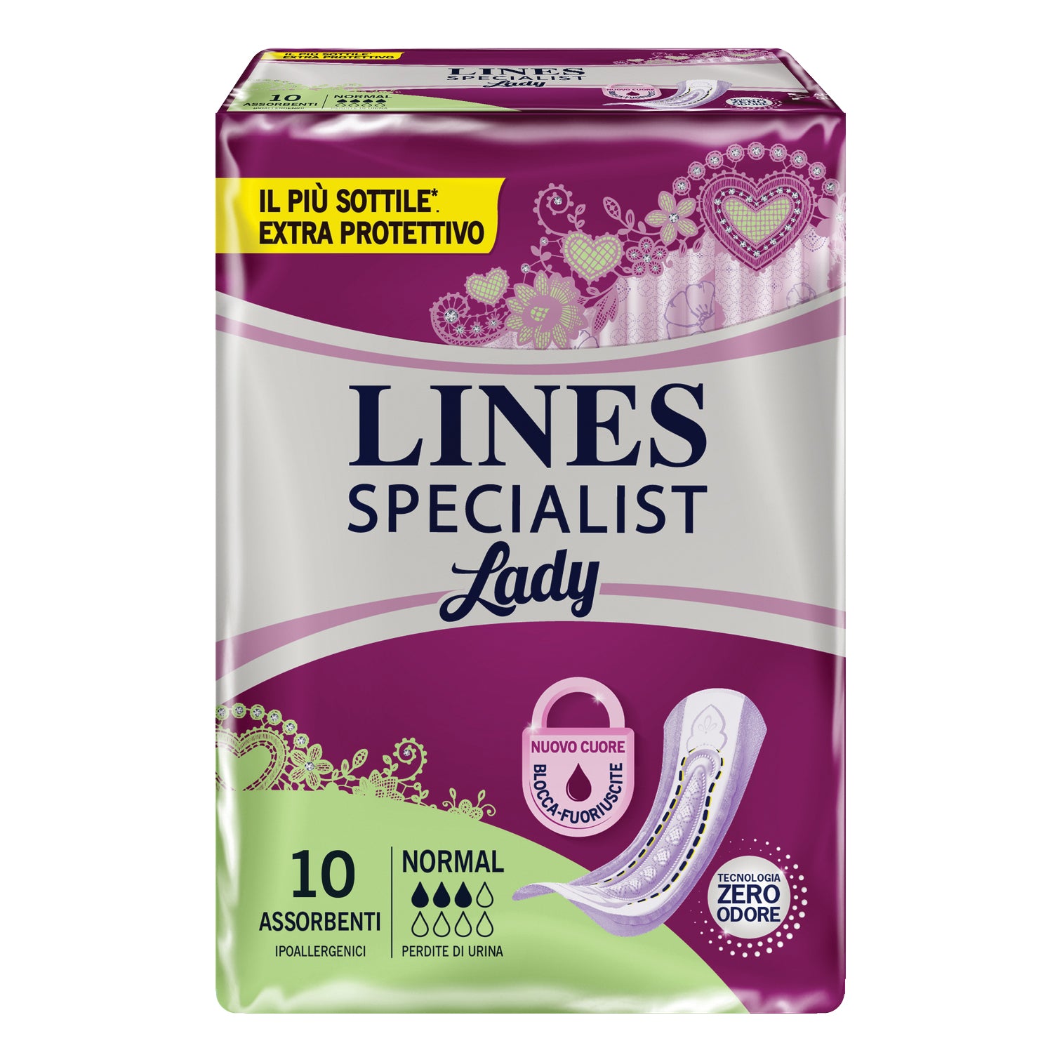 LINES SPEC LADY NORMAL 10PZ
