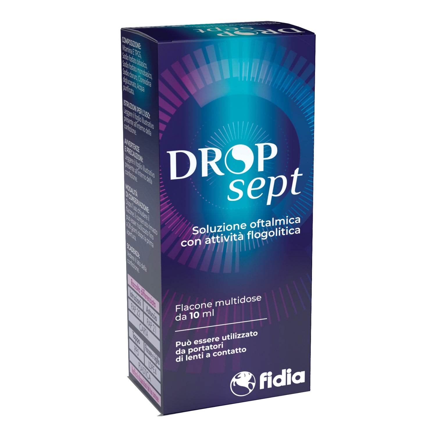 Dropsept Soluzione Oftalmica Con Attività Flogolitica 10ml
