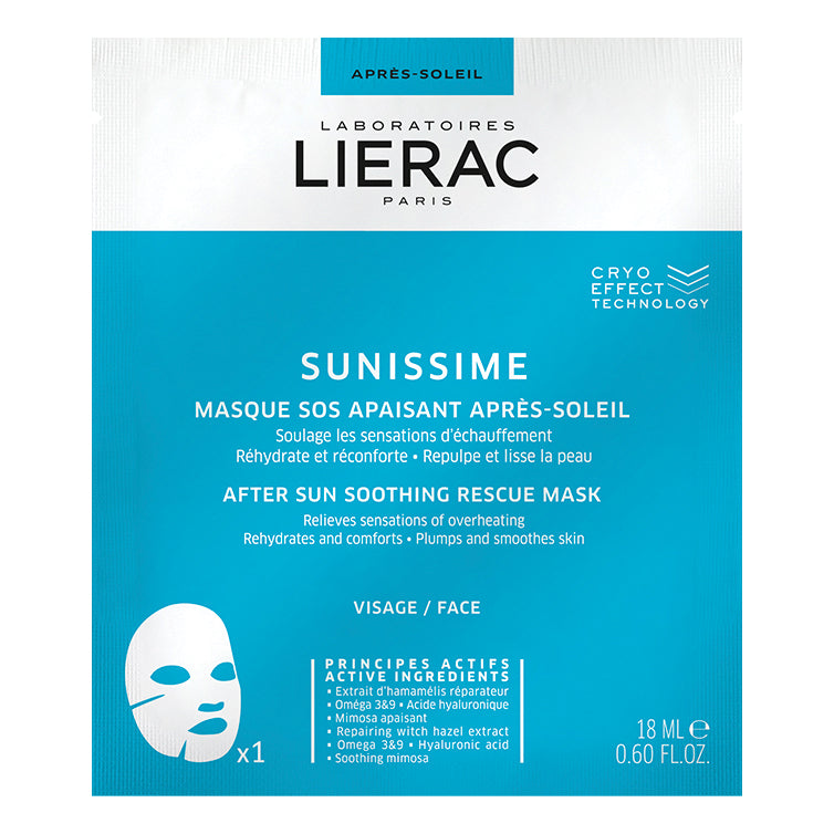 Lierac Sunissime Maschera Sos Lenitiva Doposole 1 Pezzo